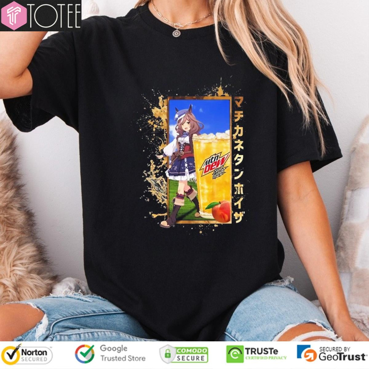 Matikanetannhauser Uma Musume Pretty Derby Mtn Dew Sweet Lightning Anime T-shirt