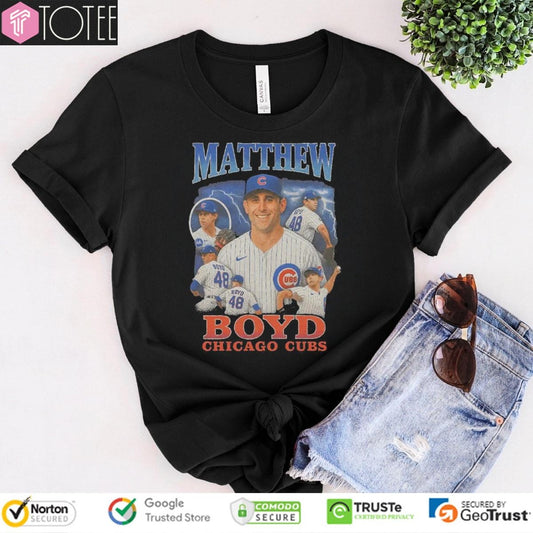 Matthew Boyd Chicago Cubs Baseball Vintage Bootleg T-shirt