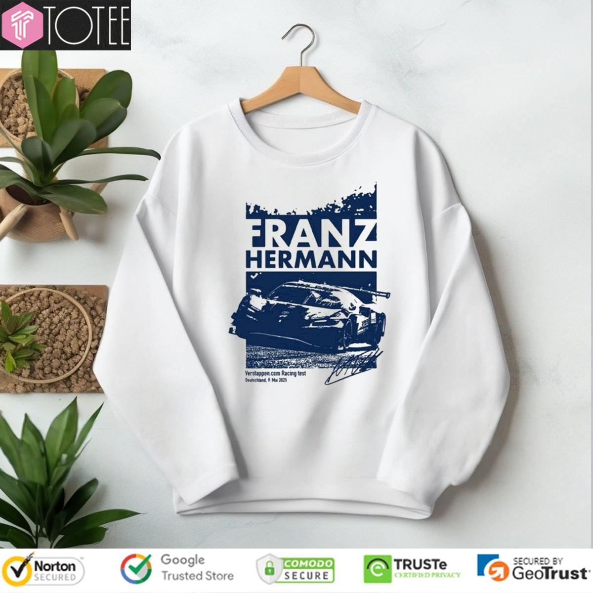 Max Verstappen Franz Hermann 2025 Signature T-shirt