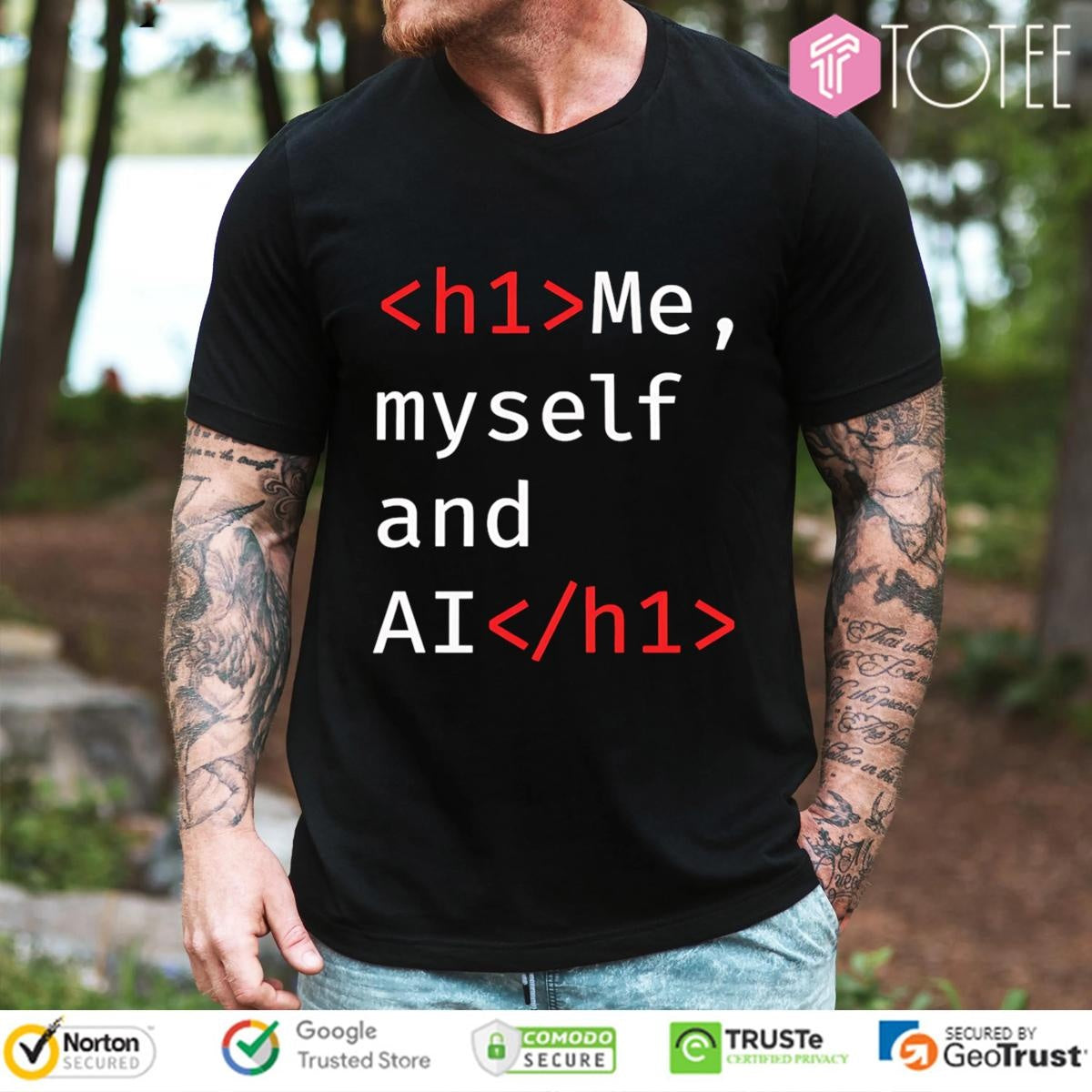 Me Myself And Ai Code H1 T-shirt