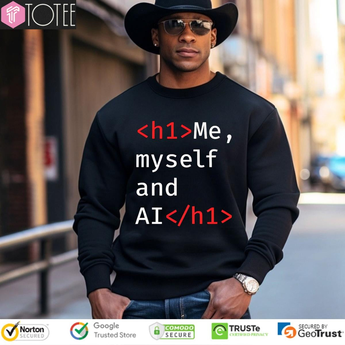 Me Myself And Ai Code H1 T-shirt
