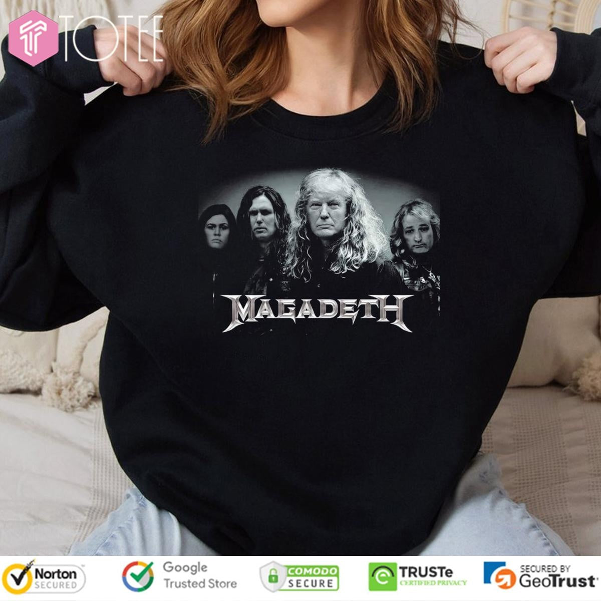 Megadeth Band X Donald Trump Sweatshirt