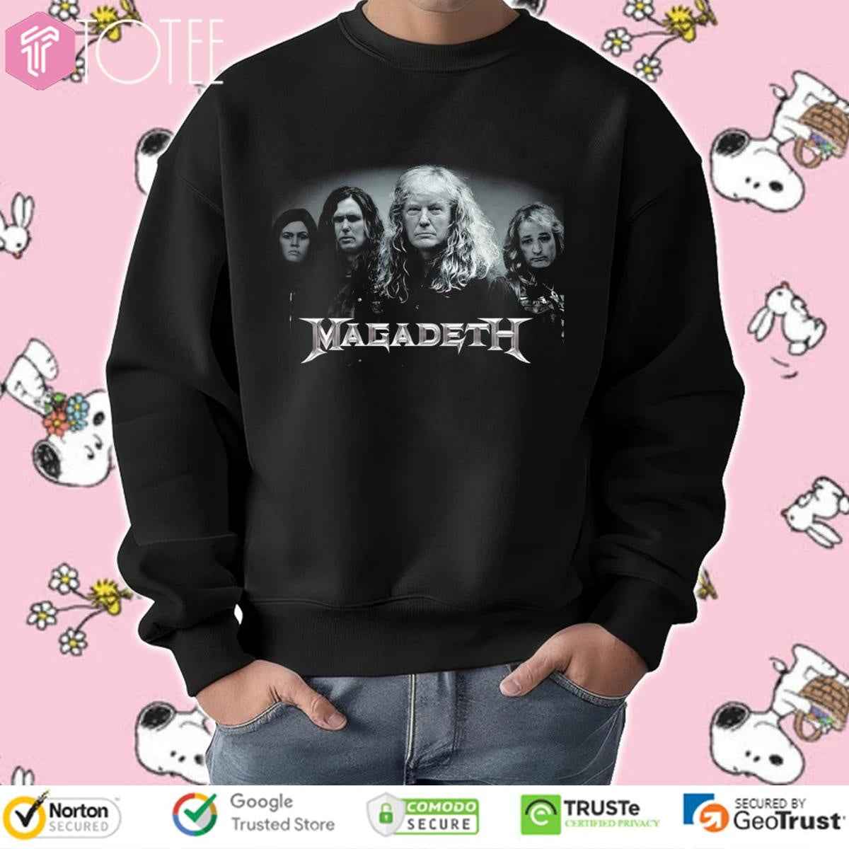 Megadeth Band X Donald Trump Sweatshirt