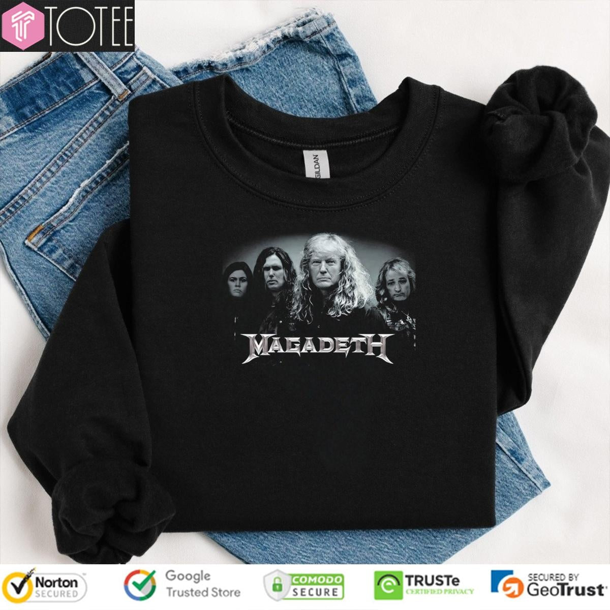 Megadeth Band X Donald Trump Sweatshirt