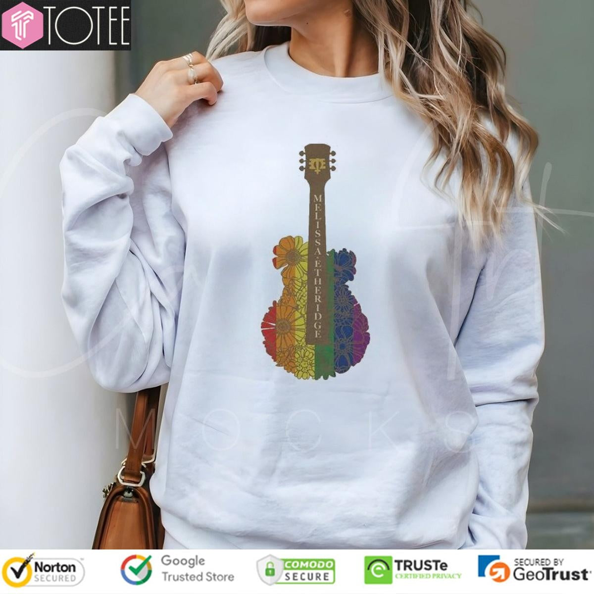 Melissa Etheridge Lgpt Pride Flower Guitar T-shirt