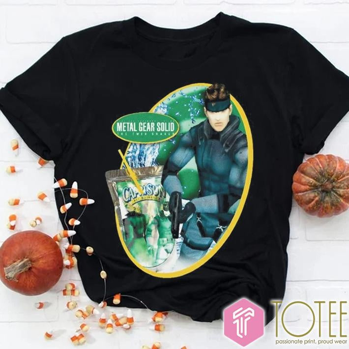 Metal Gear Solid The Twin Snakes Capri Sun All Natural T-shirt