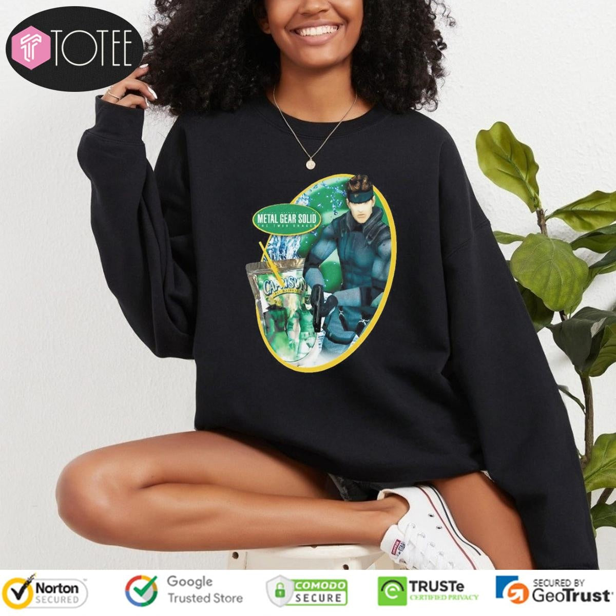 Metal Gear Solid The Twin Snakes Capri Sun All Natural T-shirt