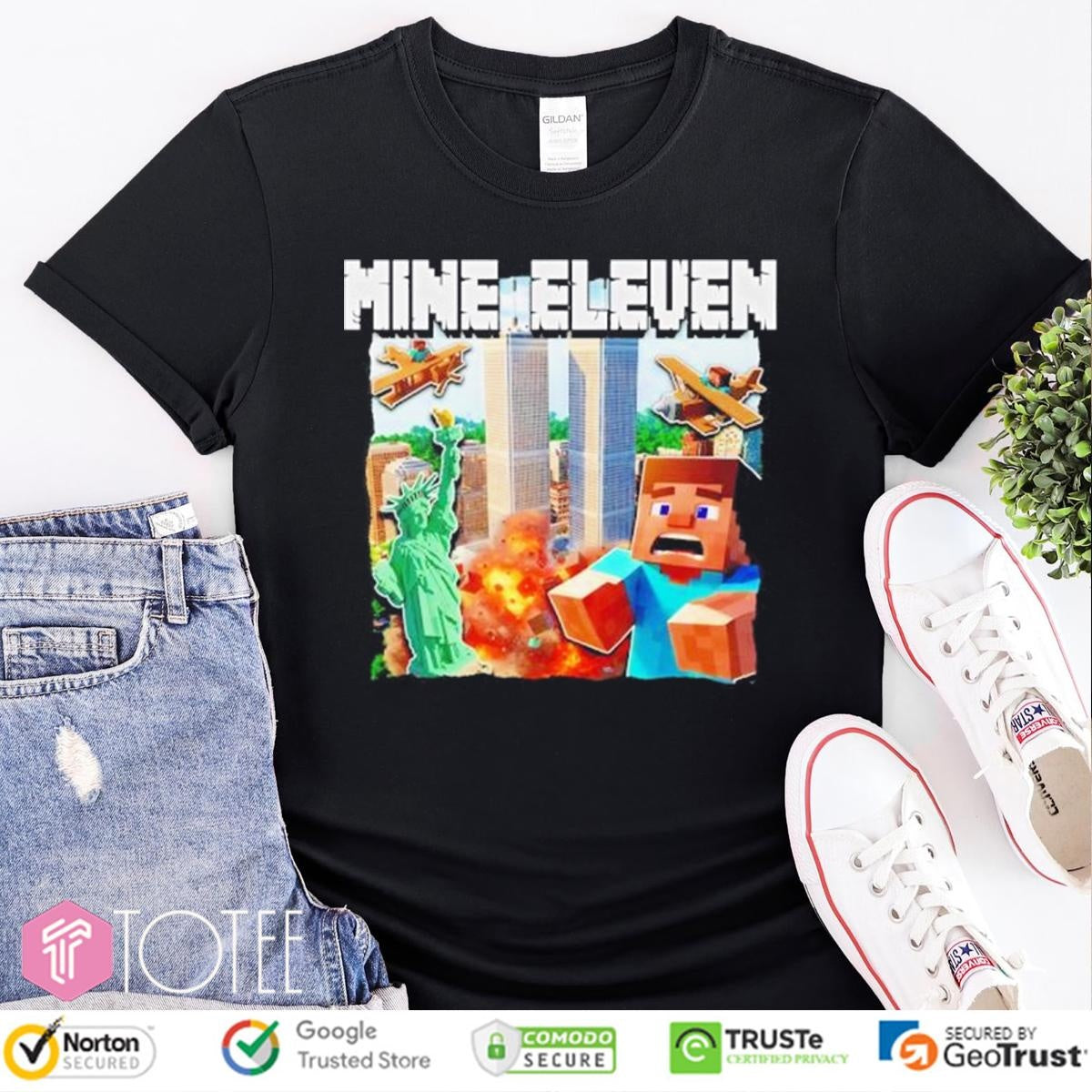 Mine Eleven Minecraft T-shirt