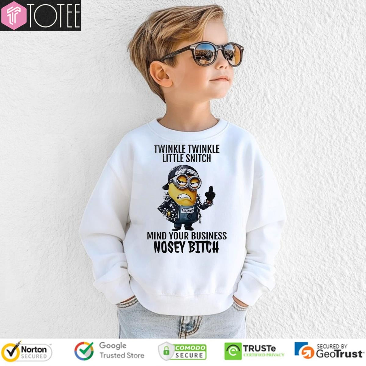 Minions Twinkle Twinkle Little Snitch Mind Your Business Nosey Bitch T-shirt