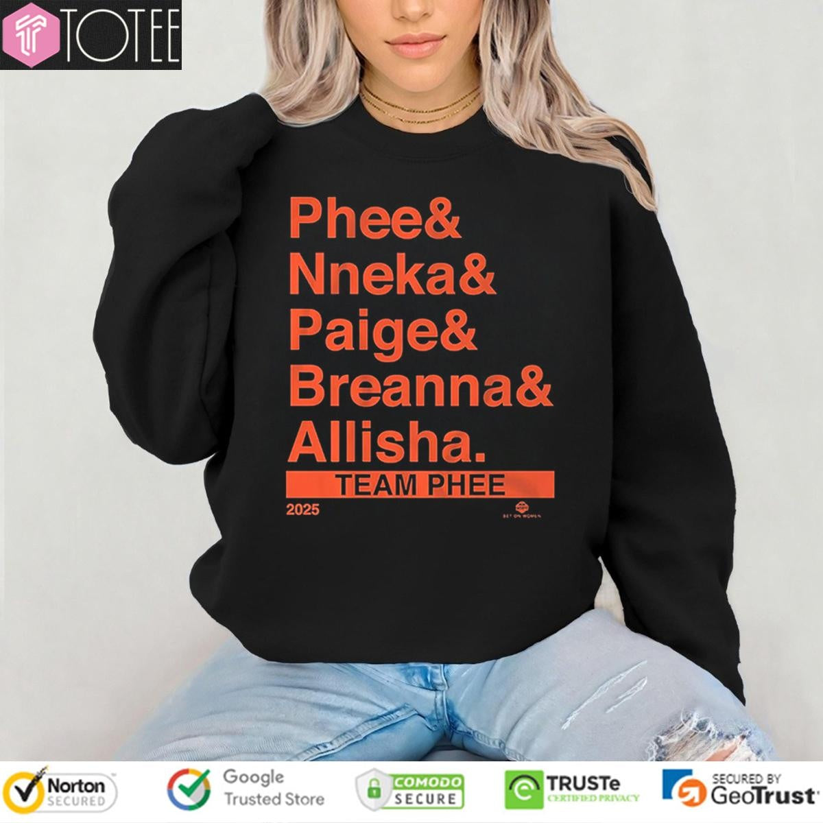 Minnesota Lynx 2025 Team Phee Nneka Paige Breanna Allisha Sweatshirt