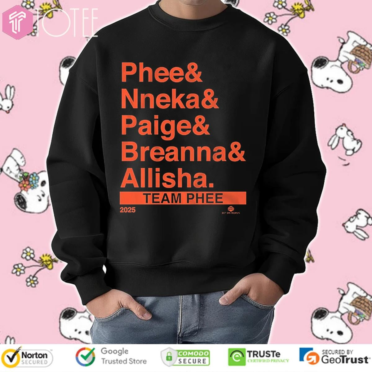 Minnesota Lynx 2025 Team Phee Nneka Paige Breanna Allisha Sweatshirt