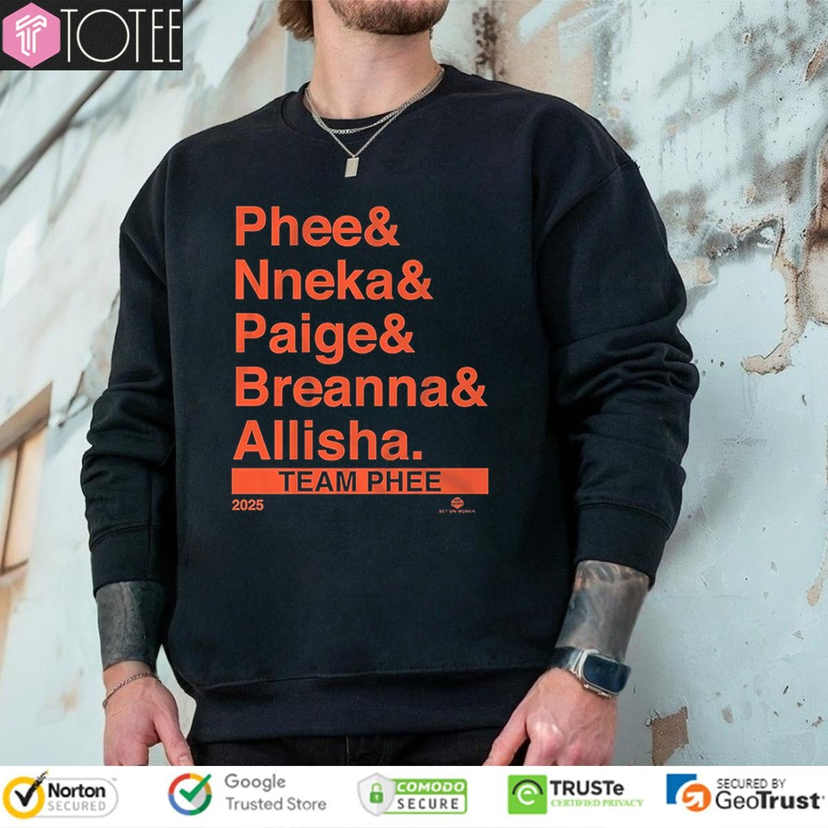 Minnesota Lynx 2025 Team Phee Nneka Paige Breanna Allisha Sweatshirt