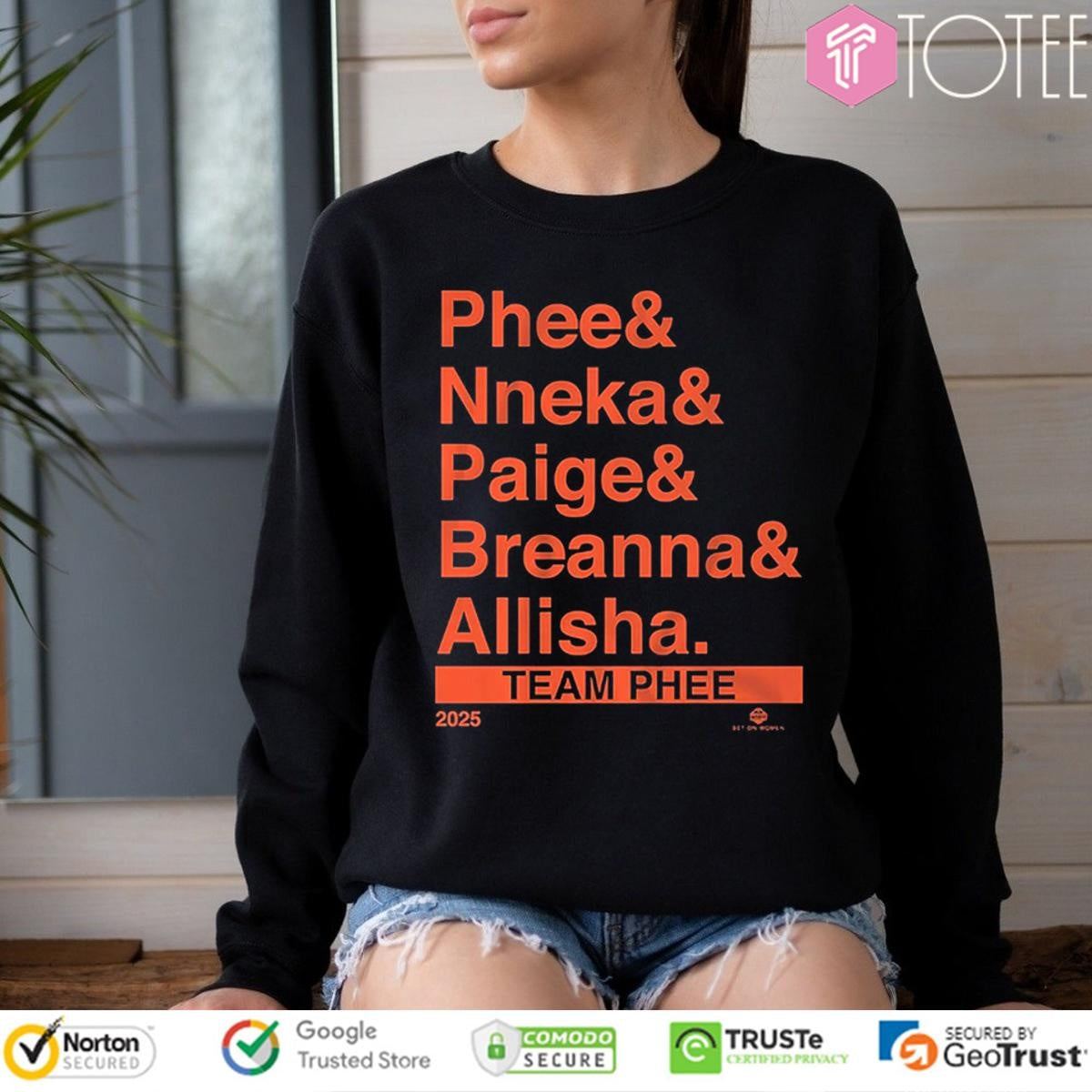 Minnesota Lynx 2025 Team Phee Nneka Paige Breanna Allisha Sweatshirt