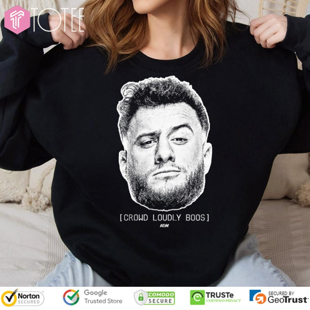 Mjf Crowd Loudly Boos Big Head Aew T-shirt