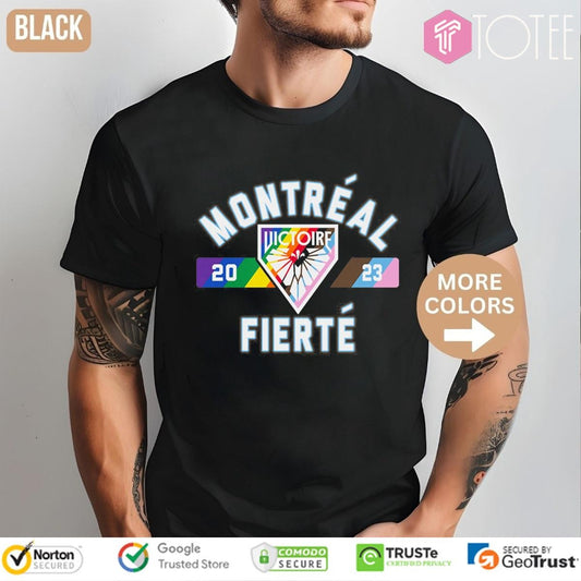 Montreal Victoire Fierte Stadium Issue Pride T-shirt