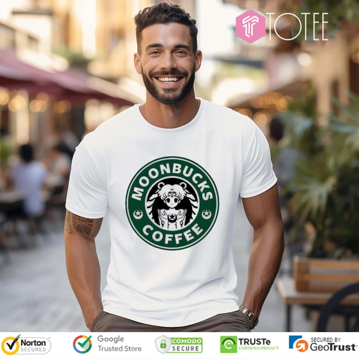 Moonbucks Coffee Parody Sailor Moon Starbucks T-shirt