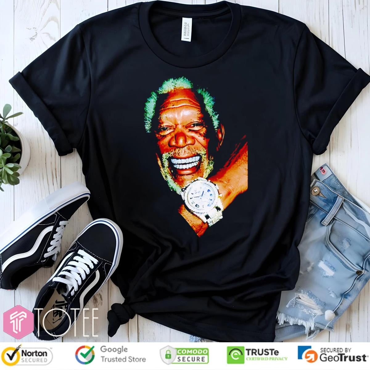 Morgan Freeman Bust Down T-shirt