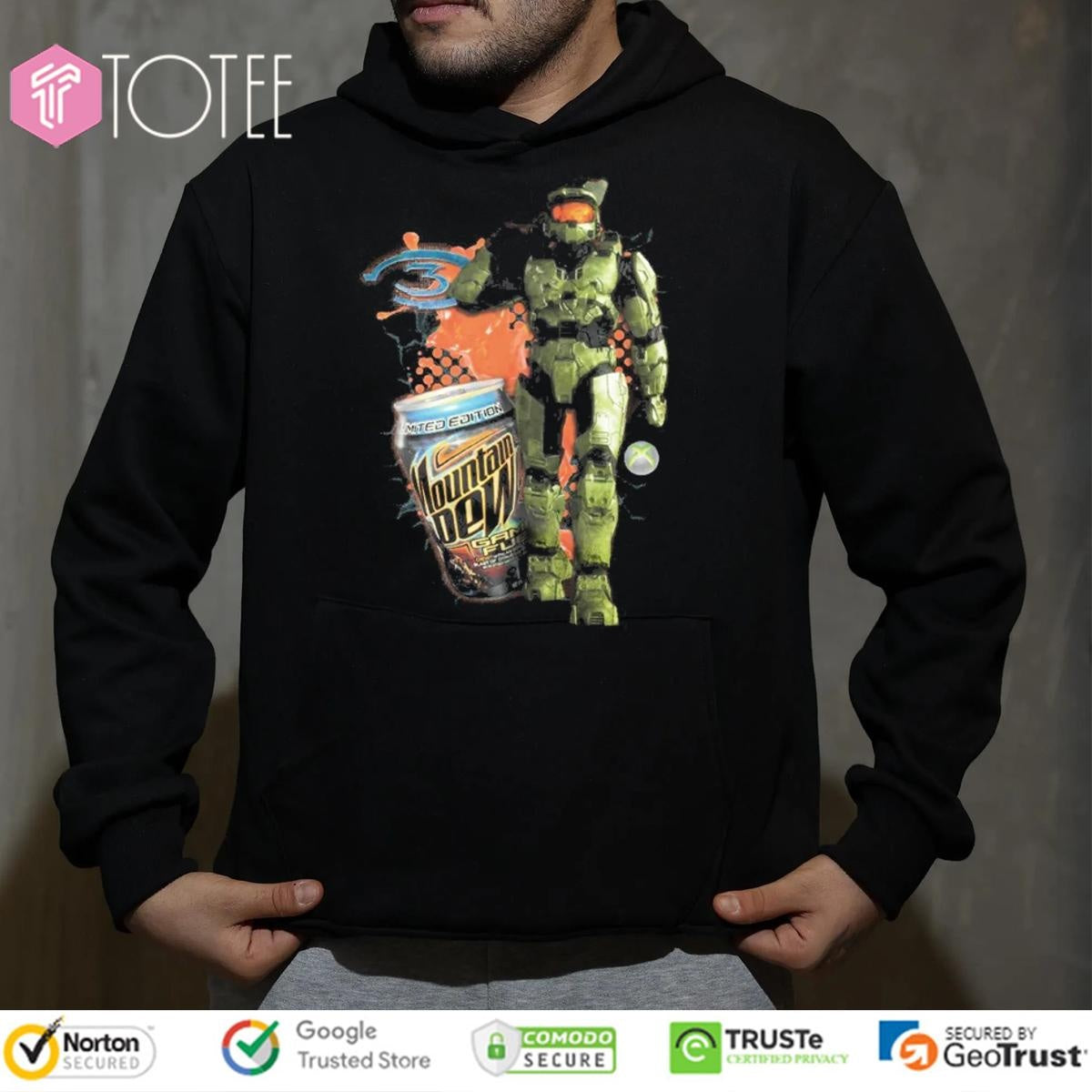 Mountain Dew X Master Chief Halo T-shirt