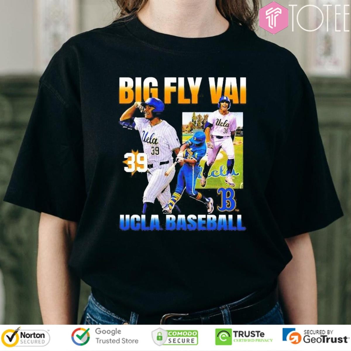 Mulivai Levu 90S Big Fly Vai Ucla Bruins Baseball Shirt