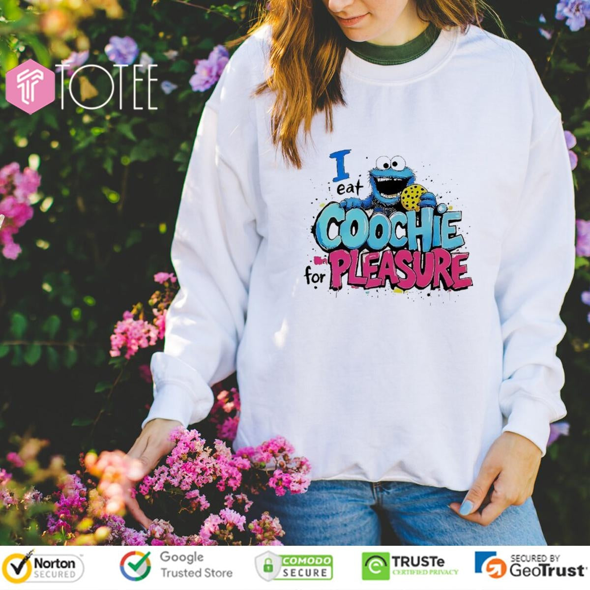 Muppet Cookie Monster I Eat Coochie For Pleasure T-shirt