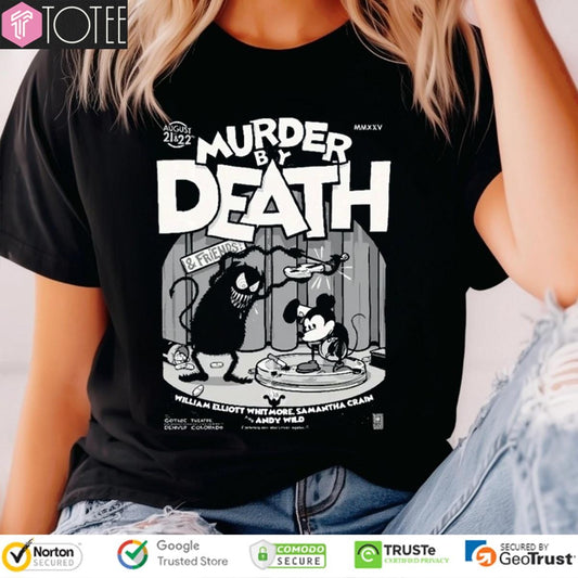 Murder By Death & Friends 2025 Shows Mickey Mouse T-shirt