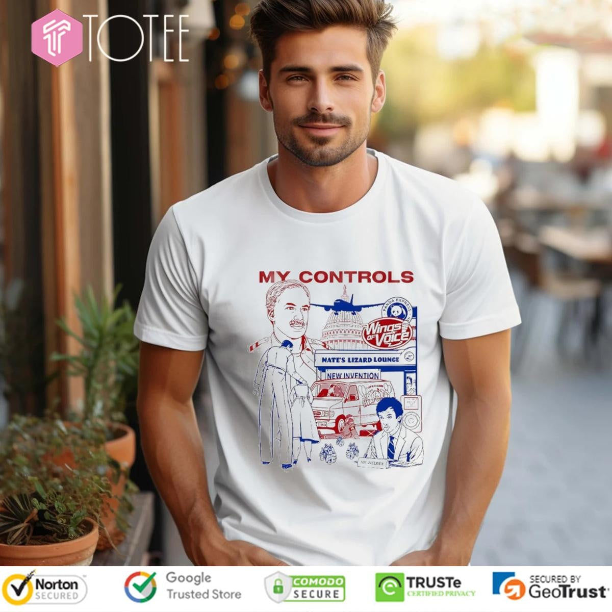 My Controls Wings Of Voices Nates Lizard Lounge New Invention T-shirt