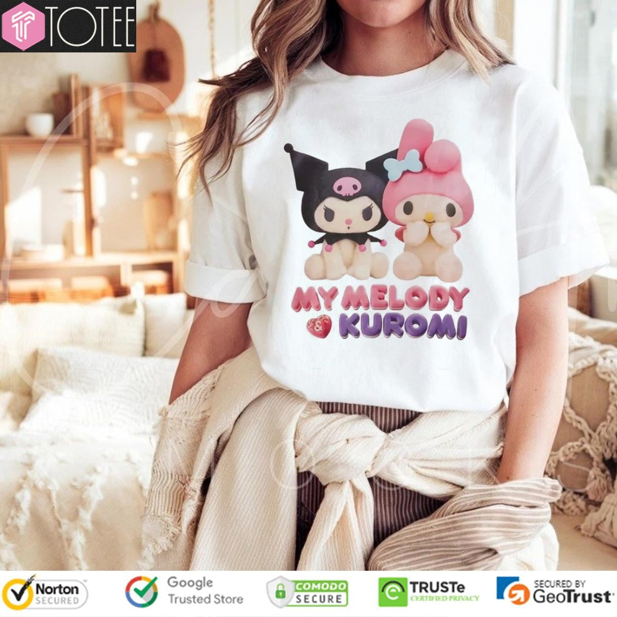 My Melody And Kuromi Animated Series T-shirt