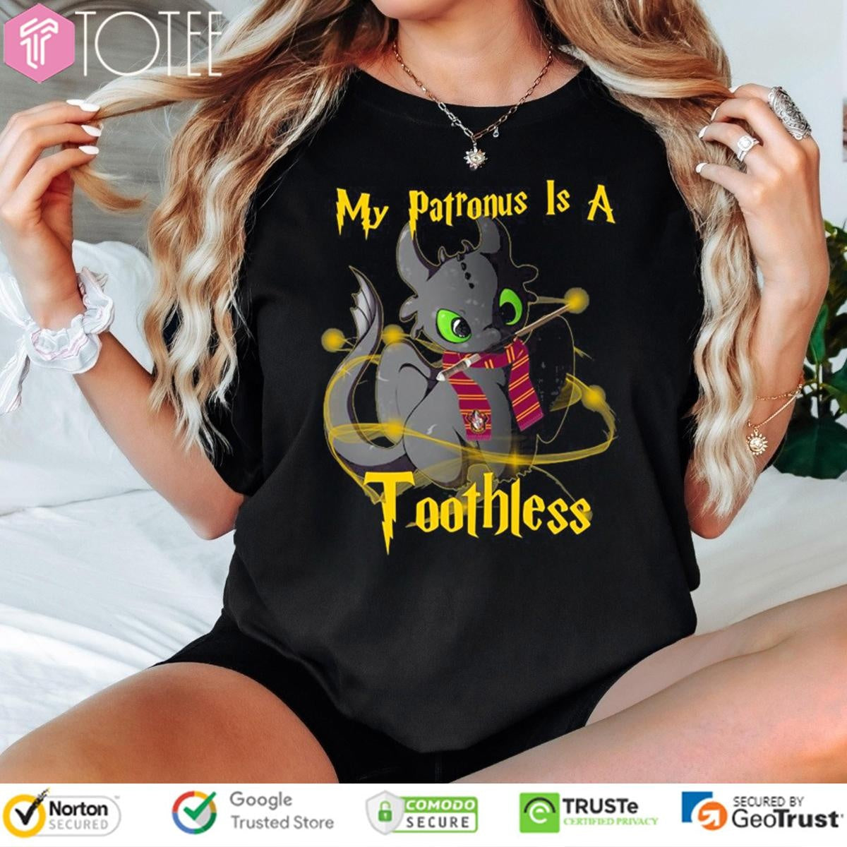My Patronus Is A Toothless Dragon Disney Harry Potter T-shirt