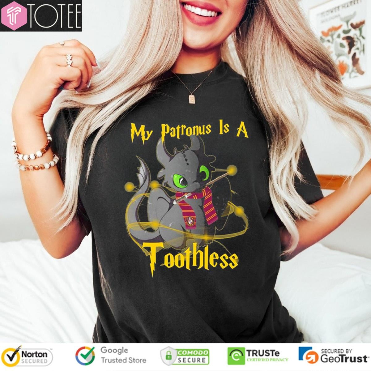 My Patronus Is A Toothless Dragon Disney Harry Potter T-shirt