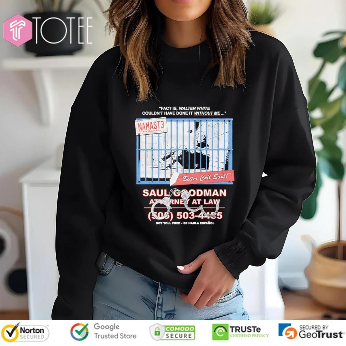 Namast3 Better Call Saul Goodman Attorney At Law T-shirt