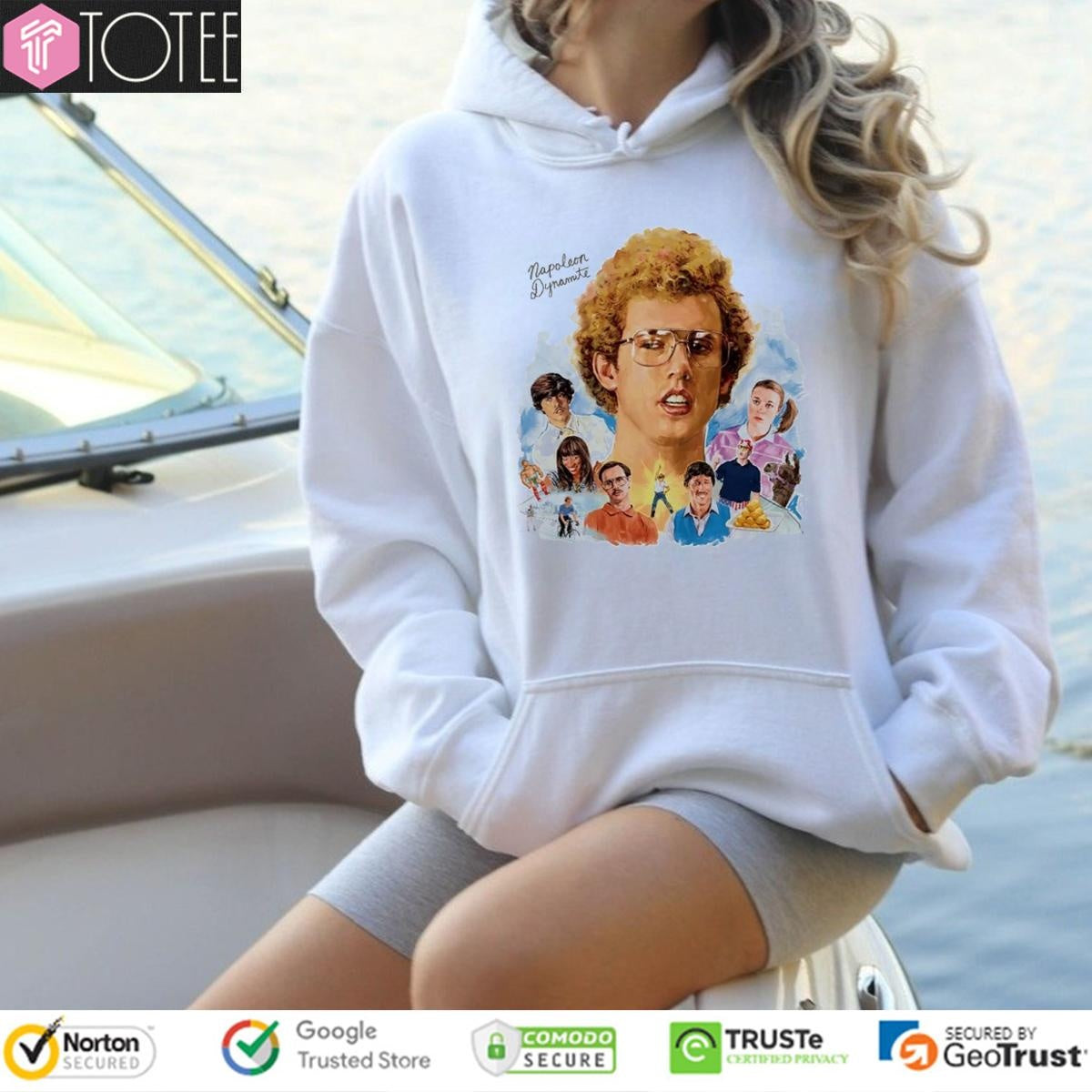 Napoleon Dynamite Mural Iconic Characters T-shirt