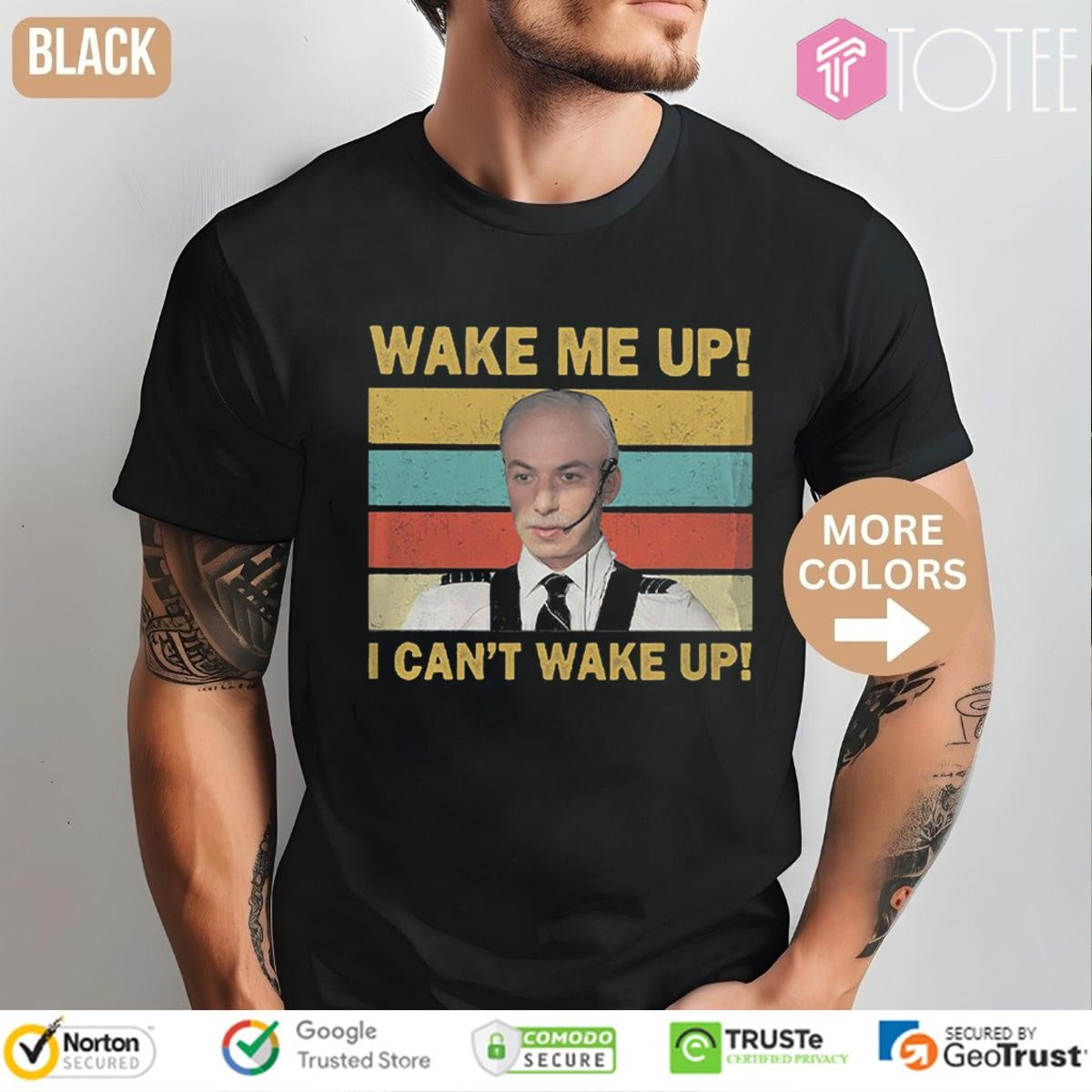 Nathan Fielder Wake Me Up I Cant Wake Up Vintage T-shirt