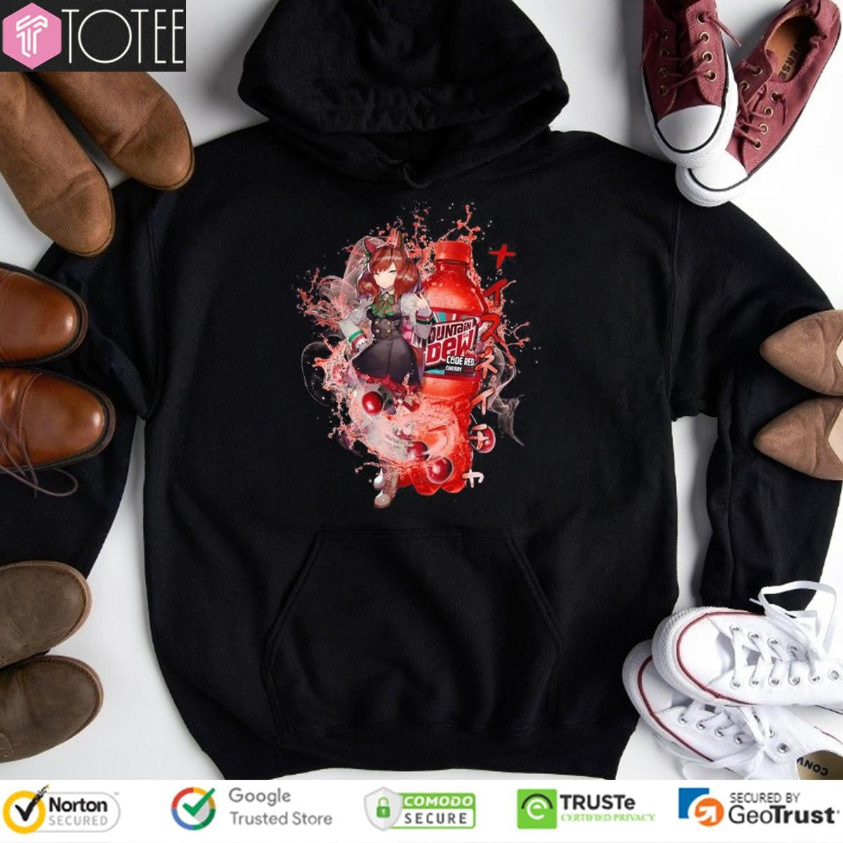 Nature Uma Musume Mountain Dew Code Red Cherry Soda T-shirt