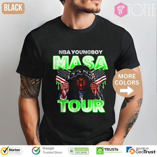 Nba Youngboy Masa Tour 2025 T-shirt