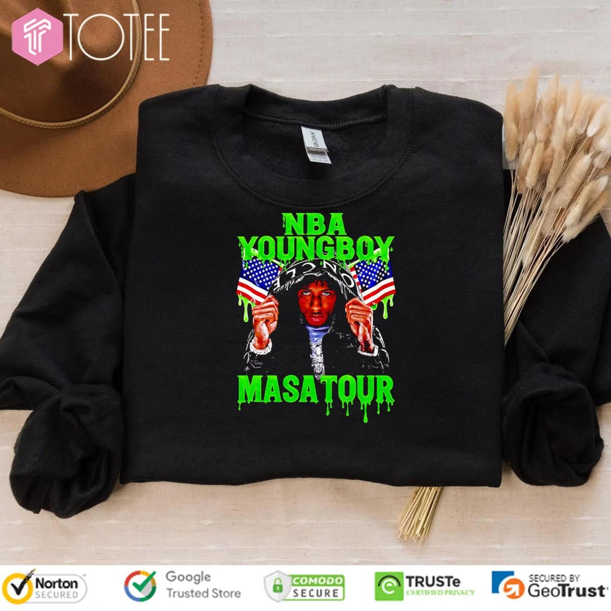 Nba Youngboy Masa Tour Graphic Poster sweatshirt