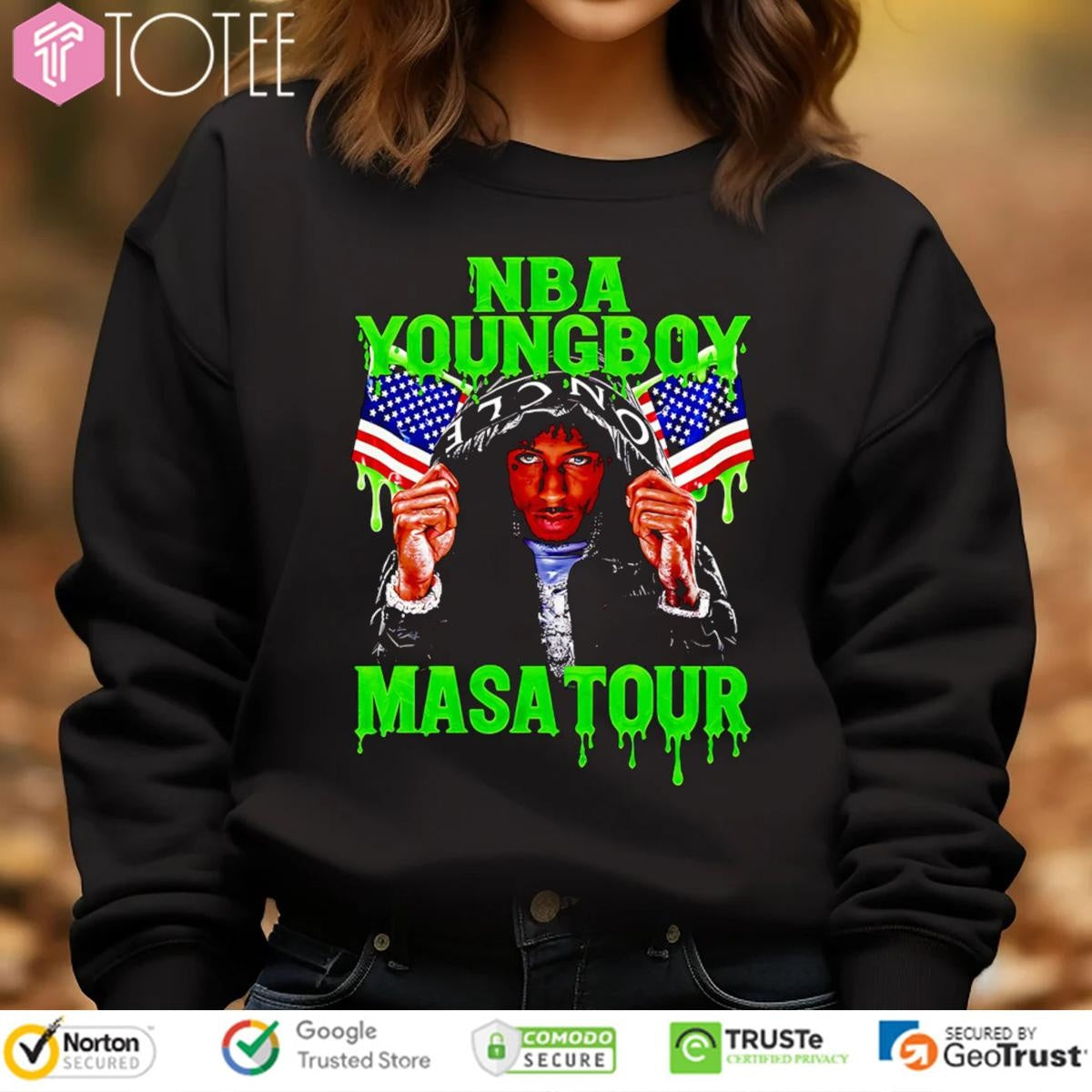 Nba Youngboy Masa Tour Graphic Poster sweatshirt