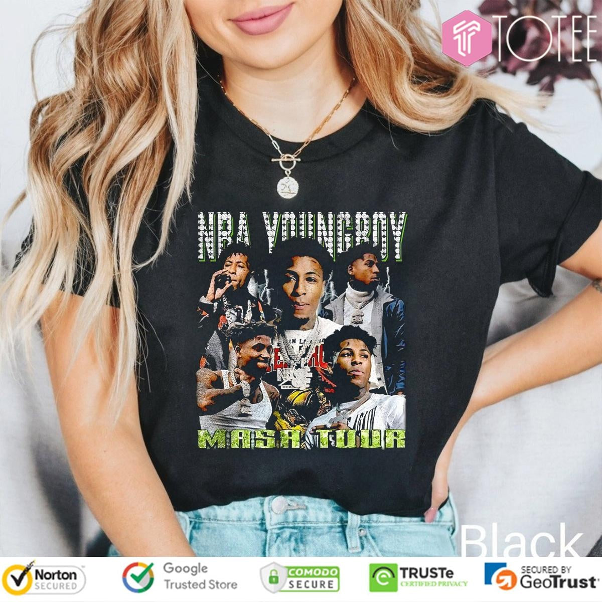 Nba Youngboy Masa Tour Graphic T-shirt