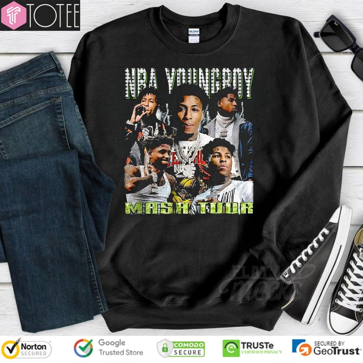 Nba Youngboy Masa Tour Graphic T-shirt