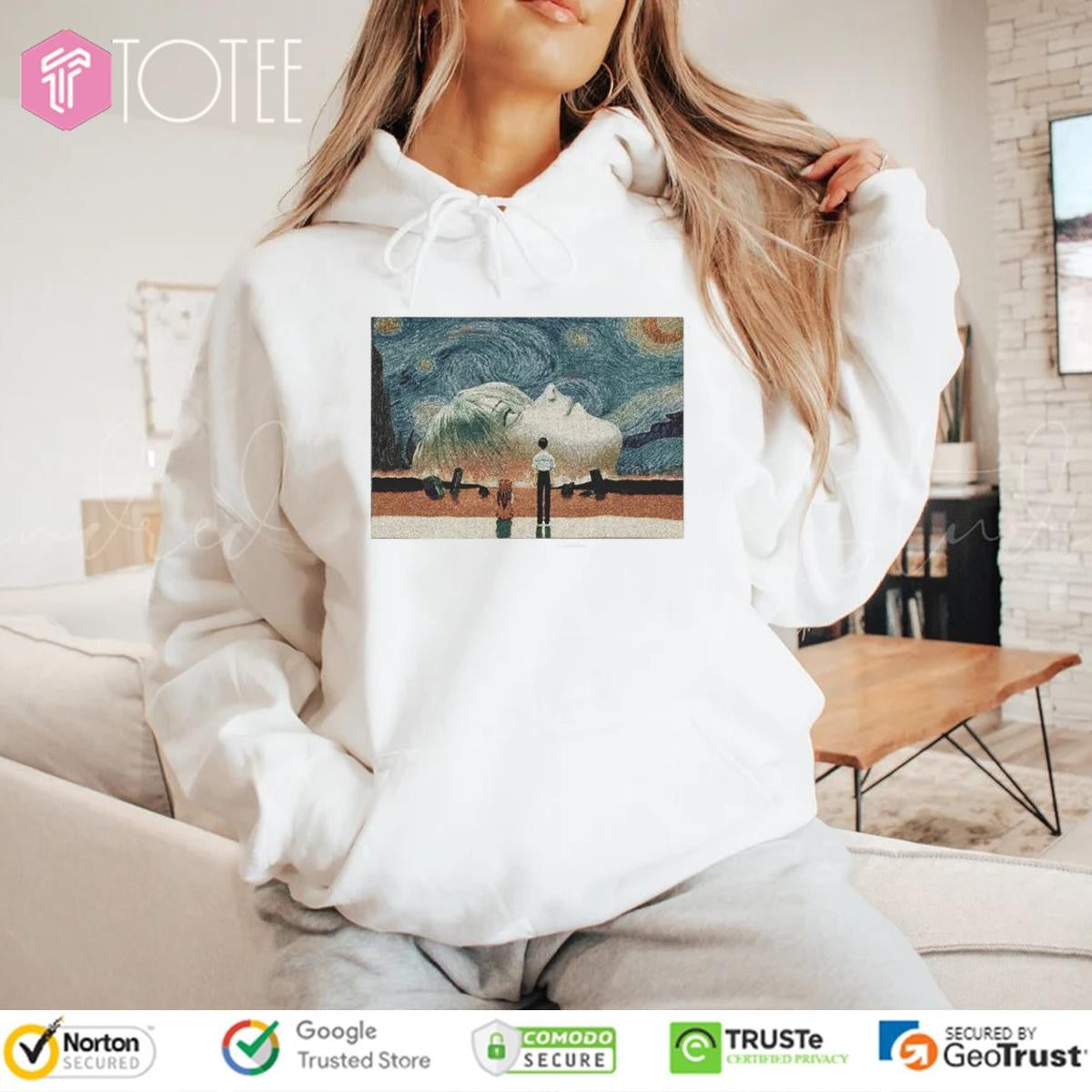 Neon Genesis Evangelion Eva Starry Night T-shirt