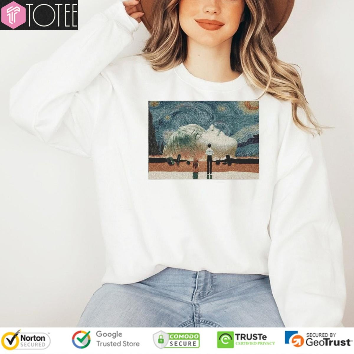 Neon Genesis Evangelion Eva Starry Night T-shirt