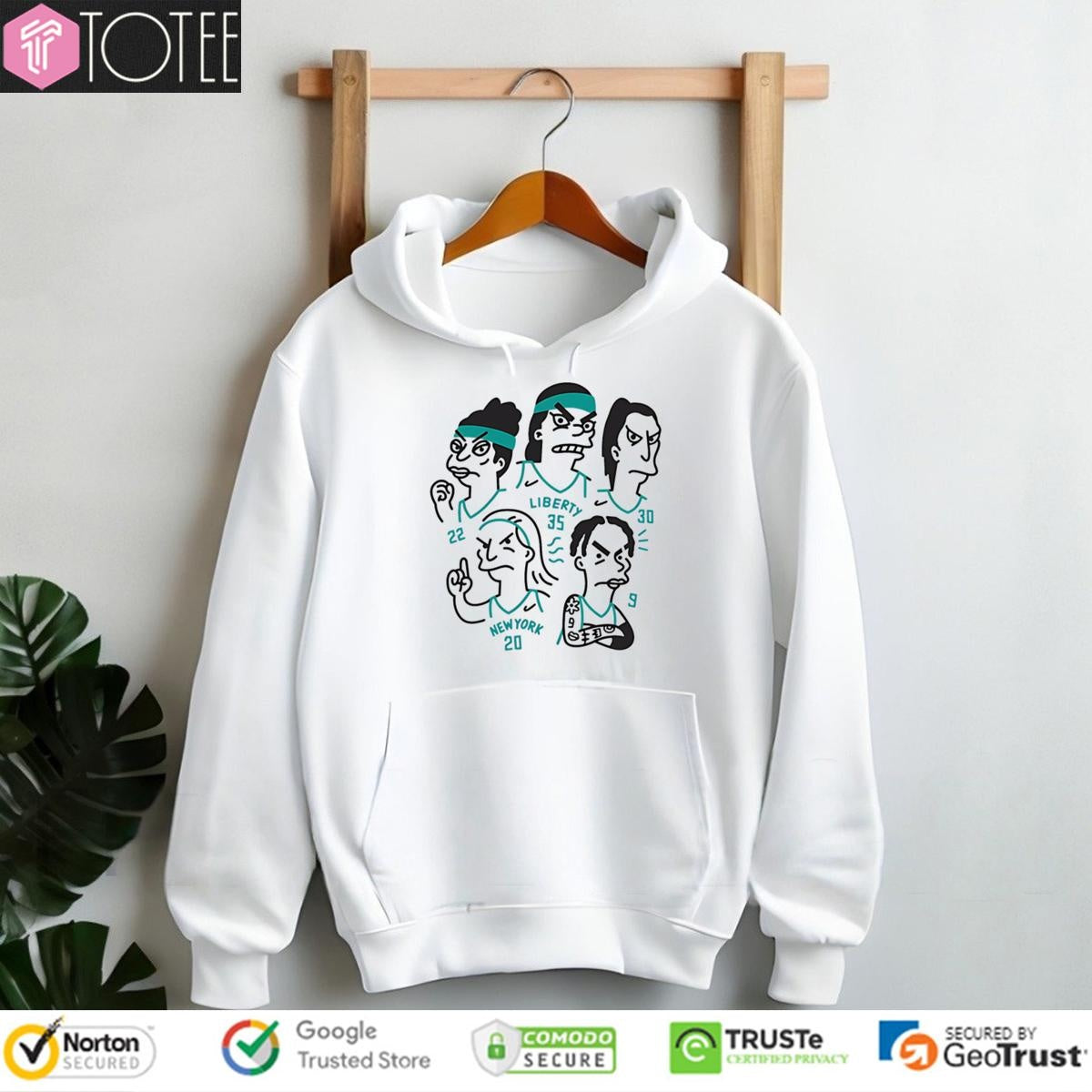 New York Liberty Ver Cartoon T-shirt