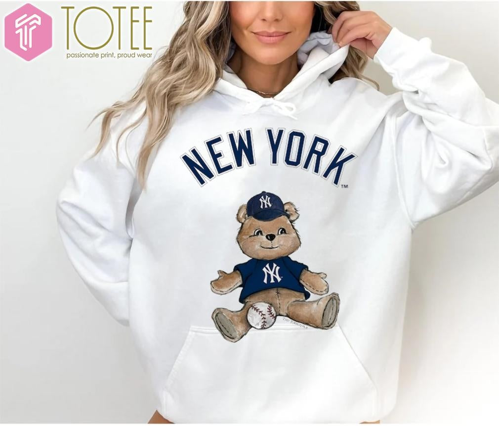 New York Yankees Baseball X Tiny Turnip Teddy Bear T-shirt