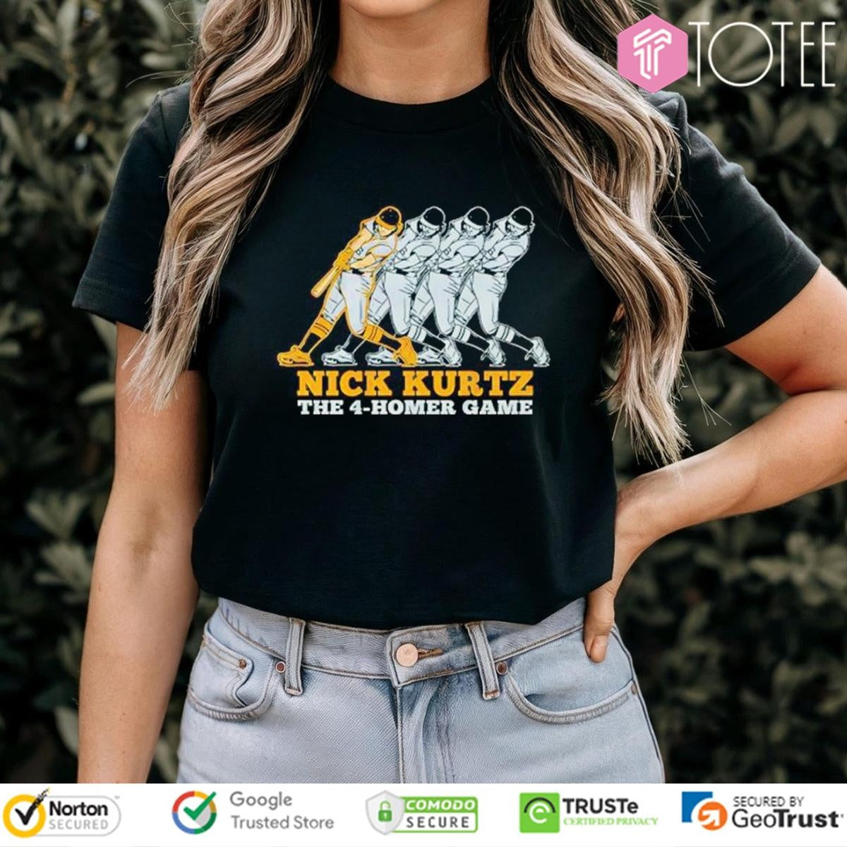 Nick Kurtz The Four-Homer Game Athletics Baseball T-shirt