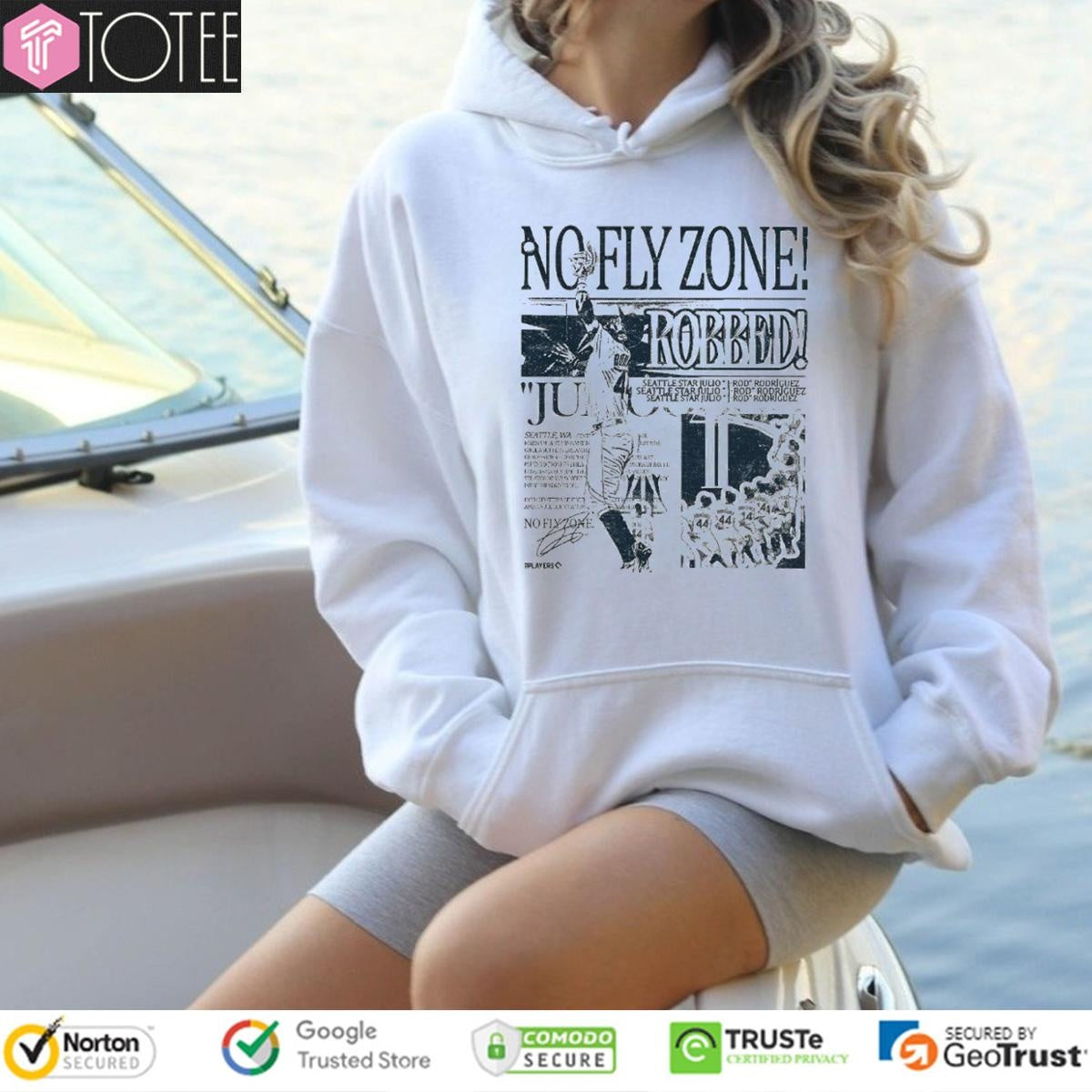 No Fly Zone Robbed Julio Rodriguez Seattle Mariners T-shirt