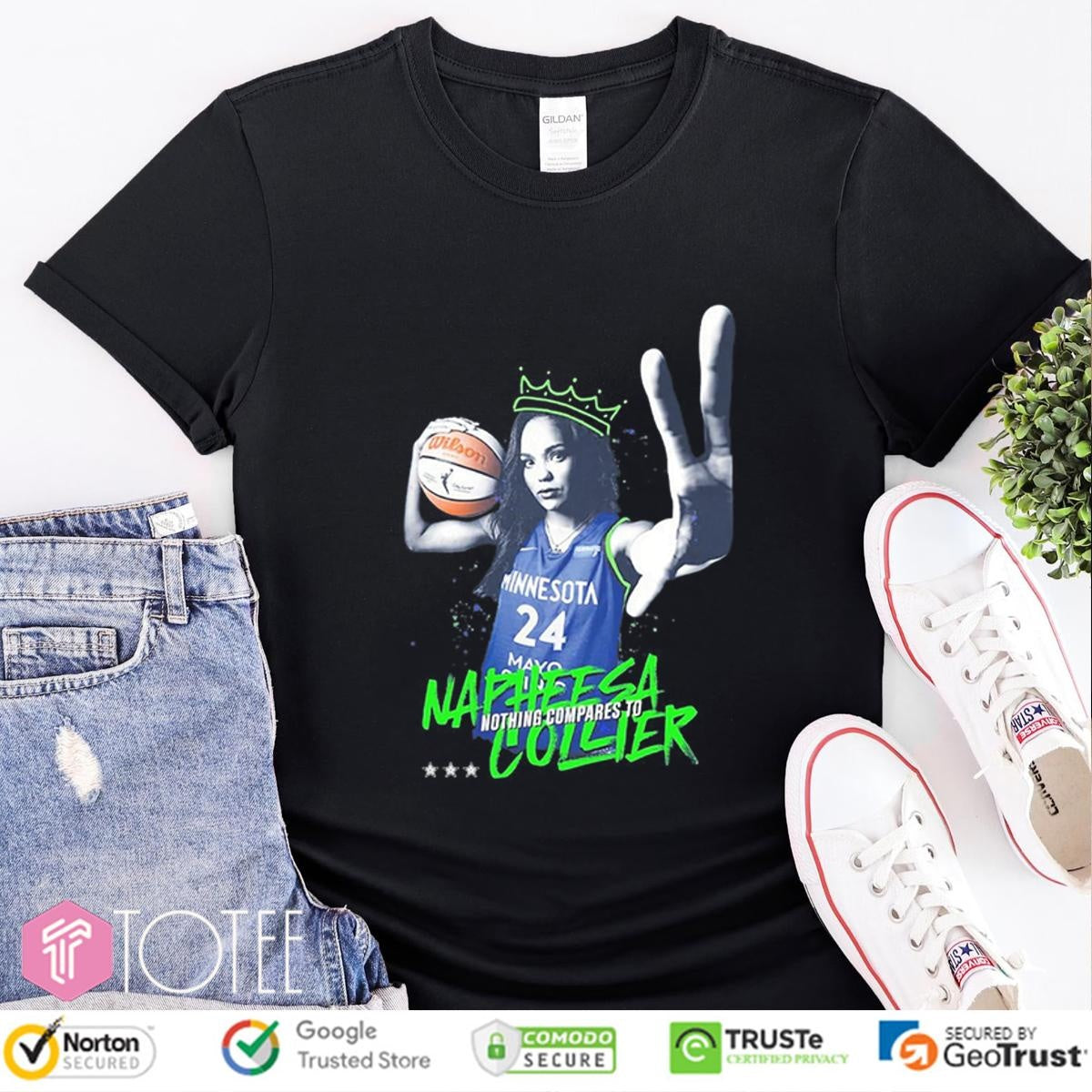 Nothing Compares To Napheesa Collier Slam Cover T-shirt