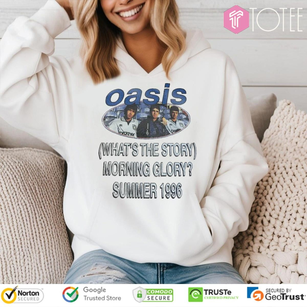 Oasis Whats The Story Morning Glory Summer 1996 Tour T-shirt