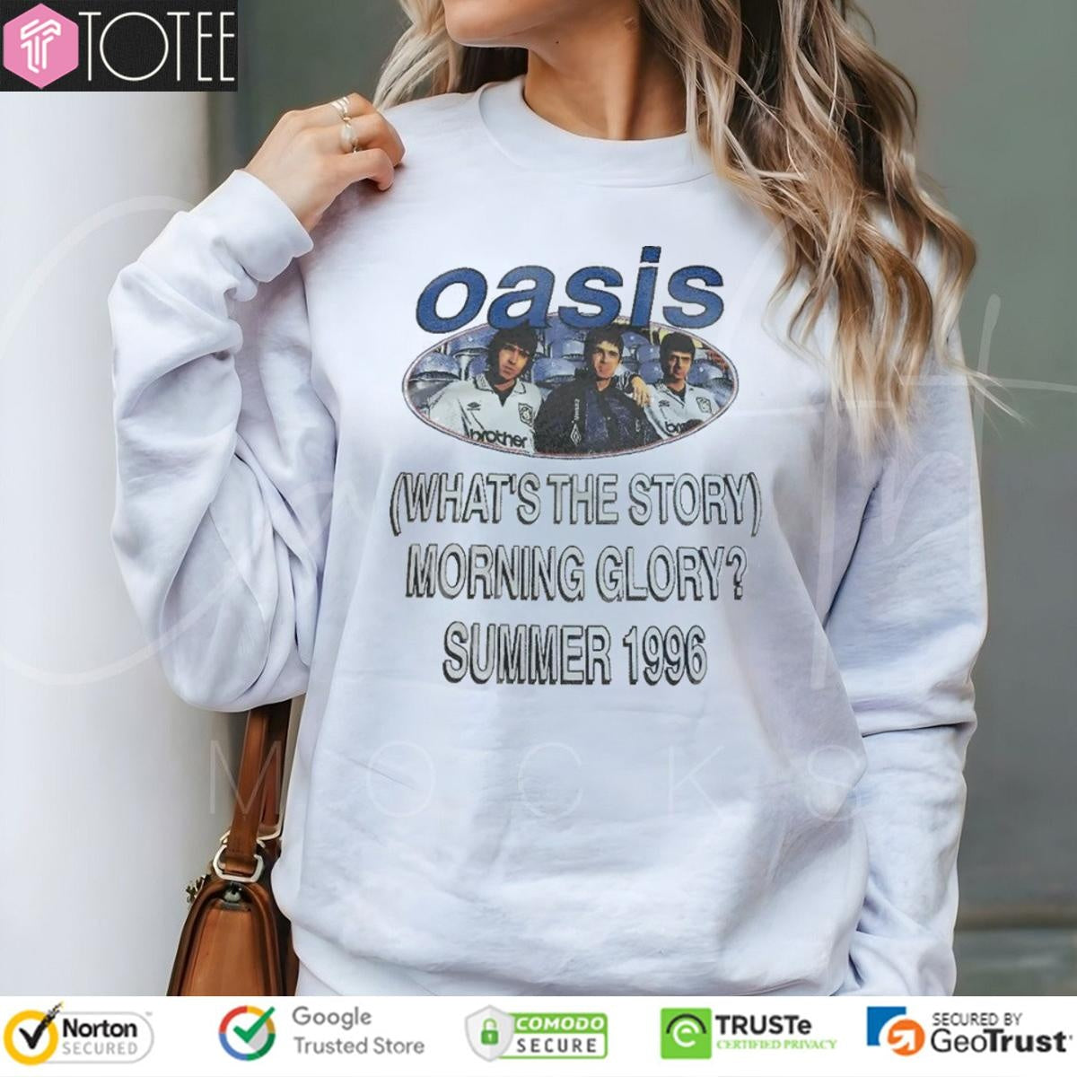 Oasis Whats The Story Morning Glory Summer 1996 Tour T-shirt