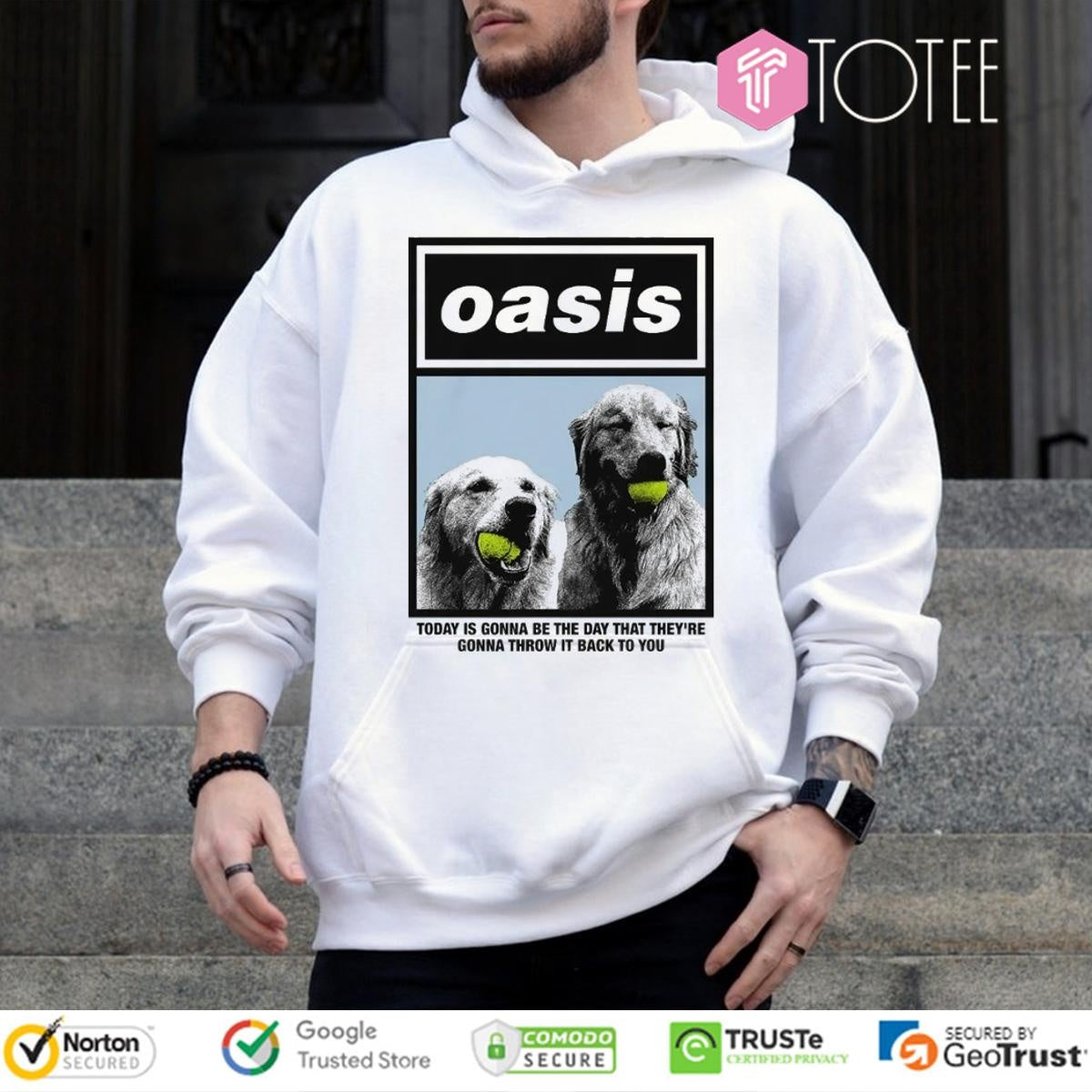 Oasis Wonderwall Lyric Today Is Gonna Be The Day That Theyre Gonna Throw It T-shirt