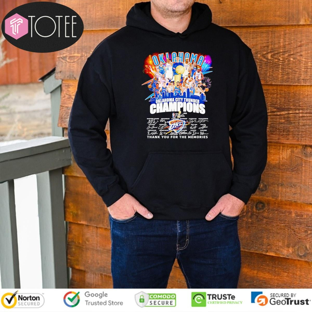 Oklahoma City Thunder Champions Signed T-shirt