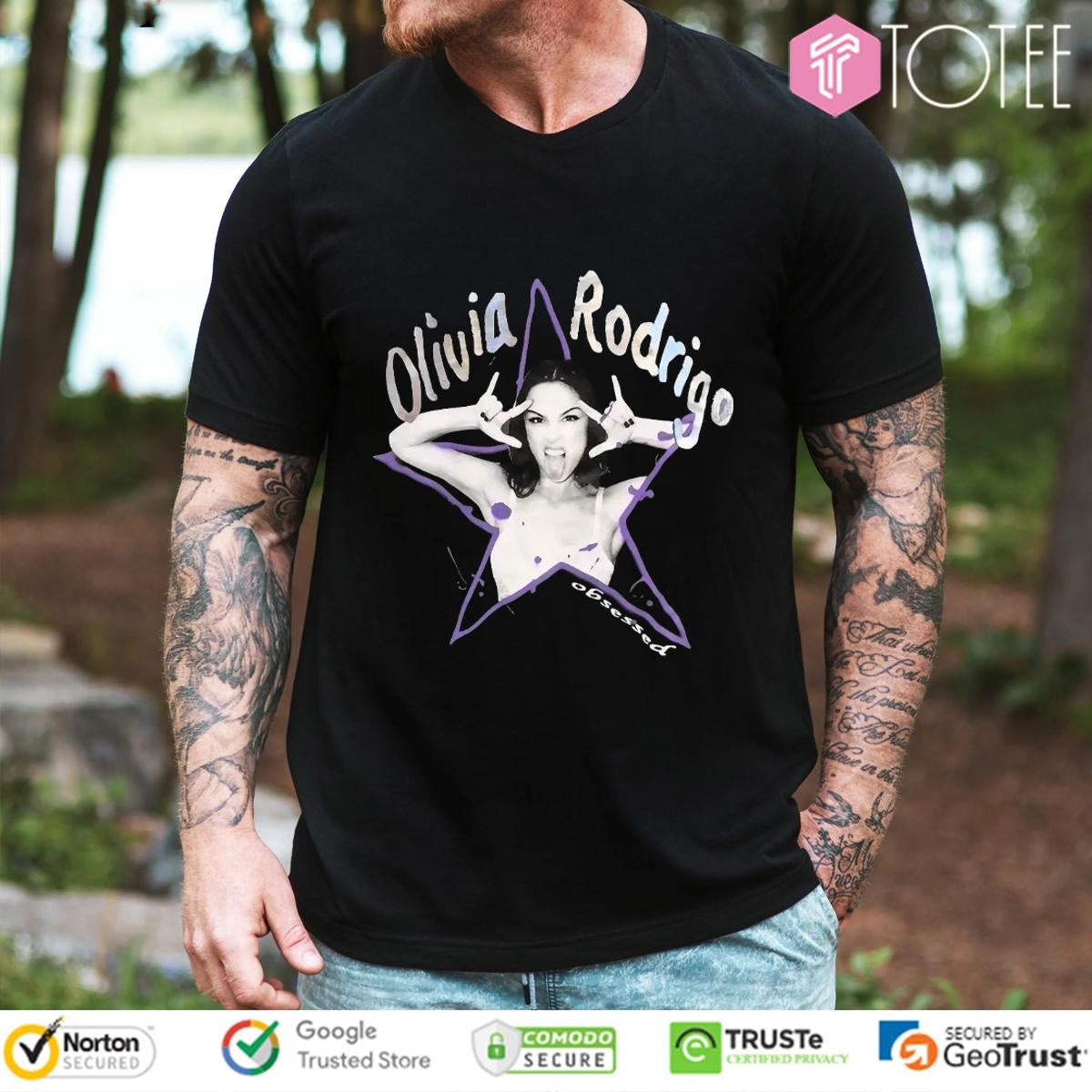 Olivia Rodrigo Obsessed Star T-shirt